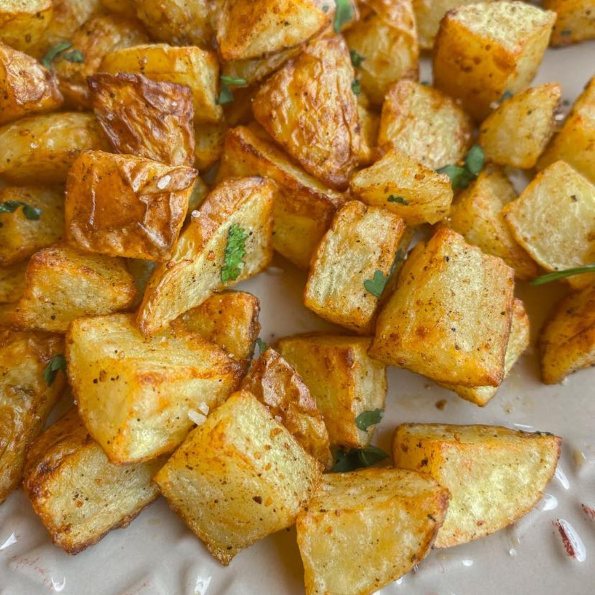 Simple Air Fryer Diced Potatoes