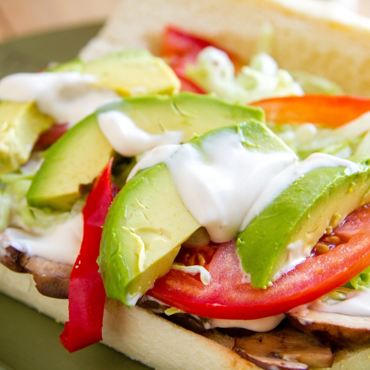 Hot Vegetarian Italian Sub